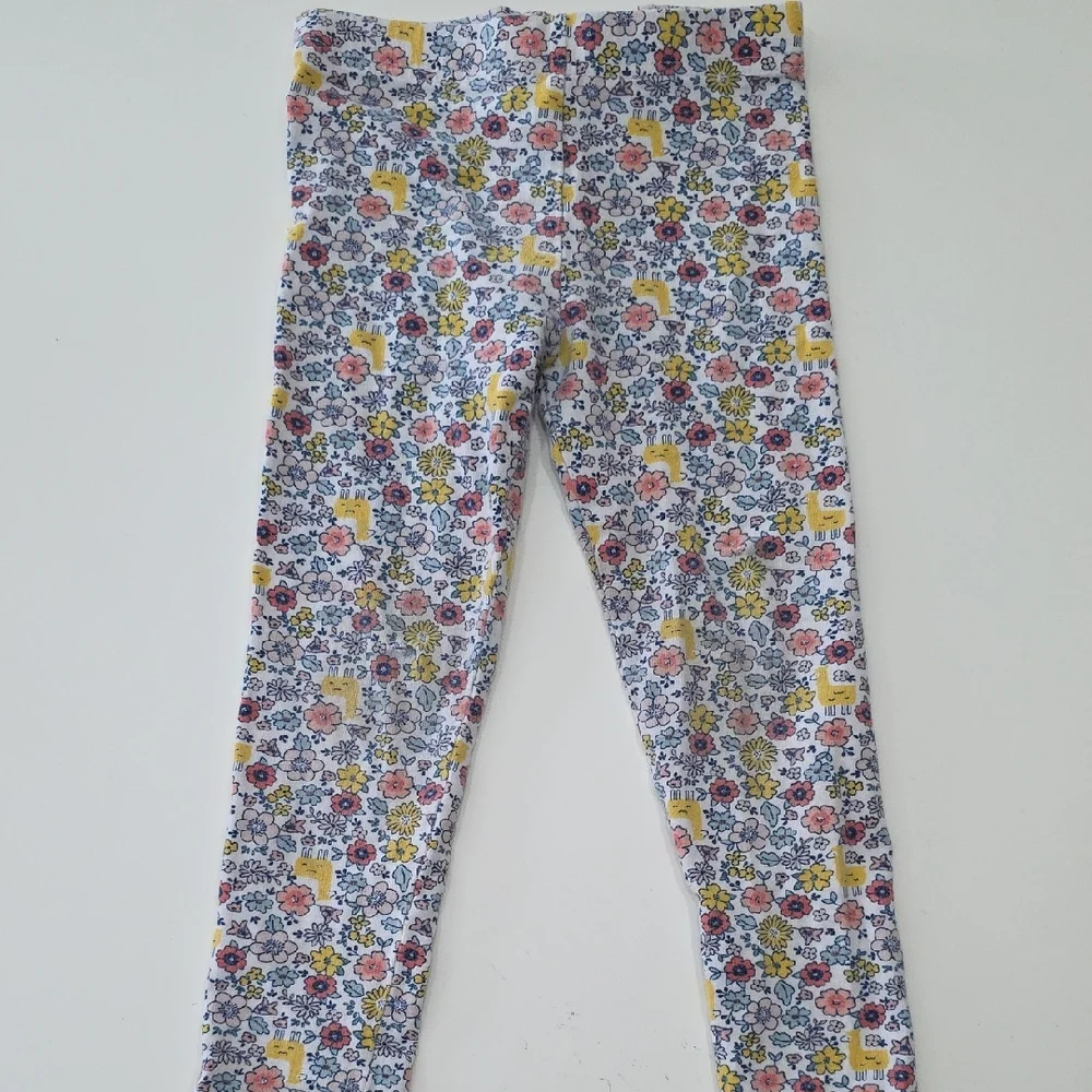 Simple Joys by Carter's Girls Floral Leggings Multicolor Pants Size 3T Spring